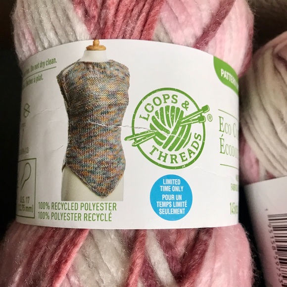 Loops & Threads Eco Cozy Watercolors Yarn in Rosewater - Picture 5 of 7